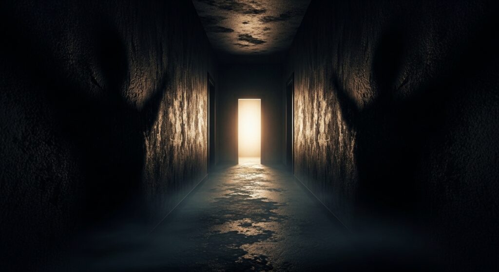 「消えた存在の記憶が物語となった空部屋のイメージ画像」