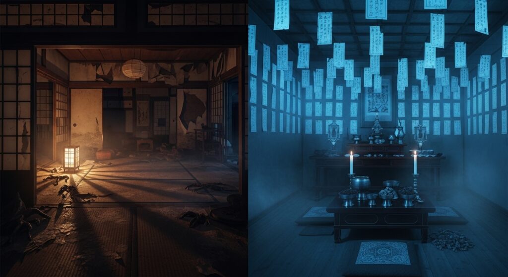 音の感じ方の違いを象徴する対照的な影と光のイメージ画像