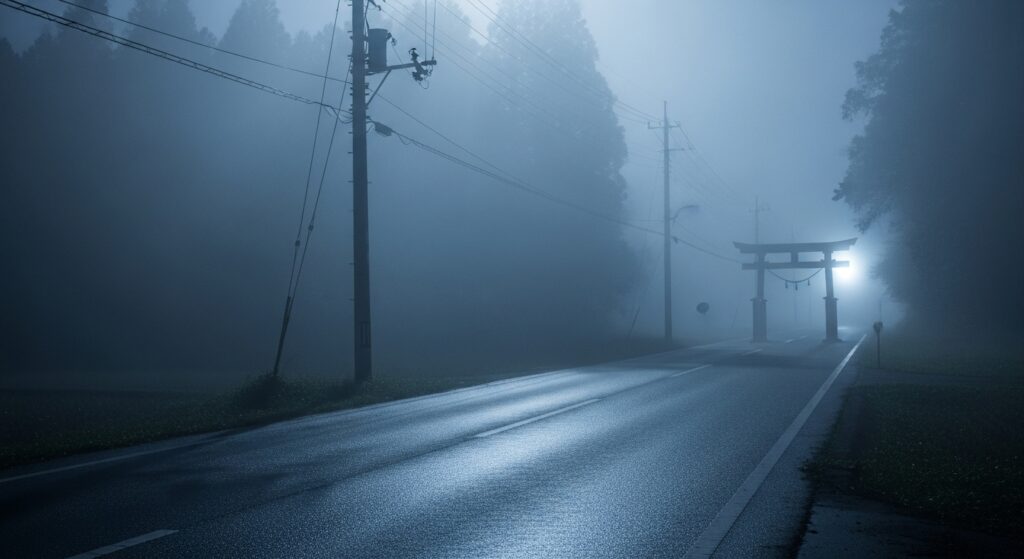 静けさと不気味さを表現した画像